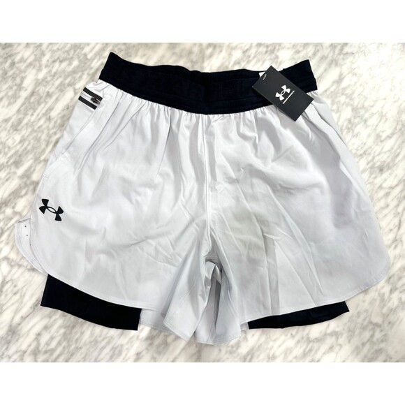 Under Armour Men's UA Vanish Elite Shorts 1378604-014 Halo Gray Men's Large NEW - Picture 1 of 11